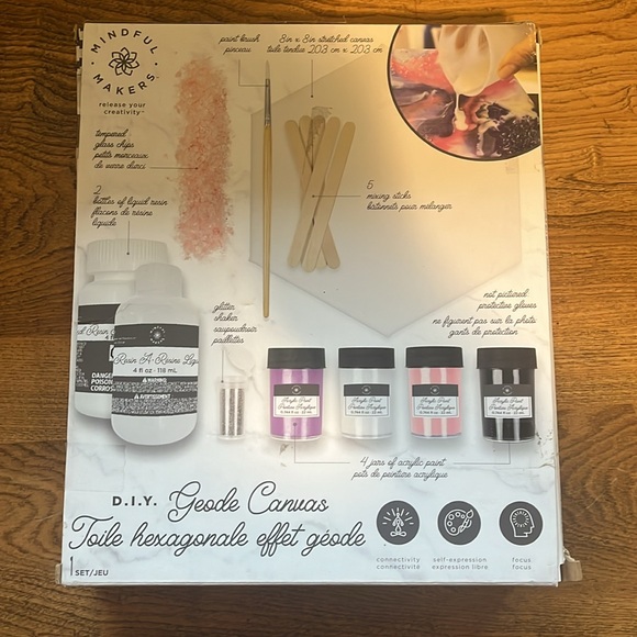 DIY Geode Canvas Wall Art - Picture 2 of 5